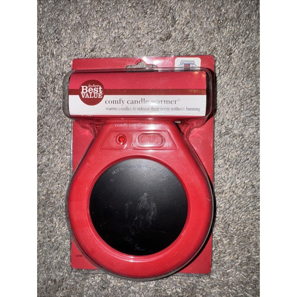 Red Electric Comfy Candle Warmer Or Coffee Mug Warmer Model CS-2